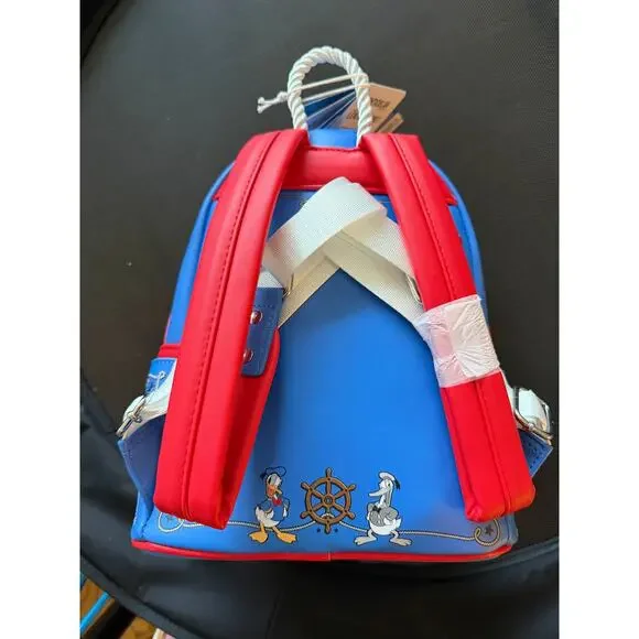 Disney's Donald Duck Sailor Lifesaver Loungefly Backpack, BNWT